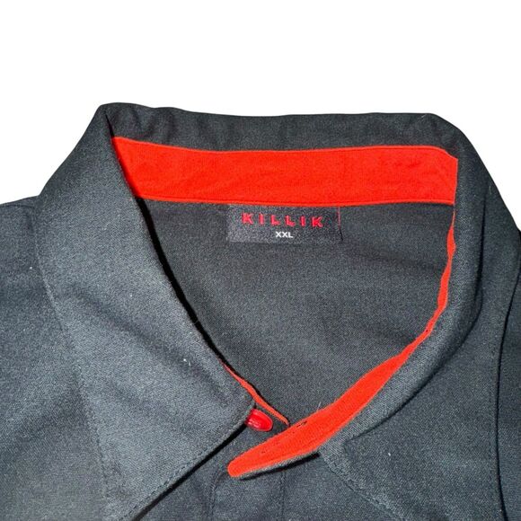 Killik Button Up Shirt Mens XXL Black Long Sleeve Flap Pockets Outdoor Hunting - Picture 7 of 15